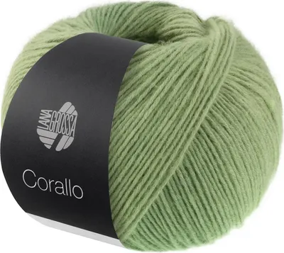 Produktbild von Lana Grossa - Corallo 0009 graugrün salbei resedagrün