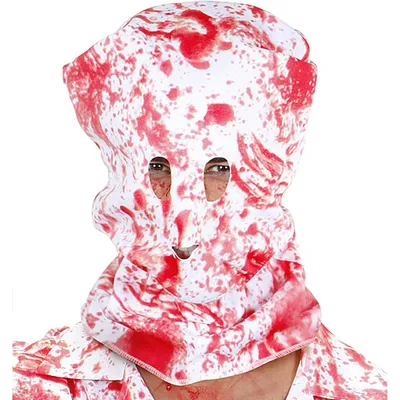 Produktbild von Blutige Halloween Kapuzenmaske