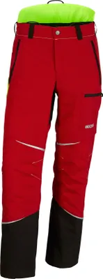 Produktbild von KOX Schnittschutzhose Mistral 3.0 Rot/Gelb Größe 56 | Typ A | KWF-Standard