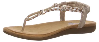 Produktbild von 2 GO Sandaletten,Stadtbd.b.25mm o.Fußb in gold/silber/bronce, Gr. 40