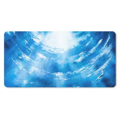Produktbild von MuchoWow® Schreibtischunterlage Wasser - Sonne - Meer 80x40 cm - XXL Mauspad - Gaming Mauspad