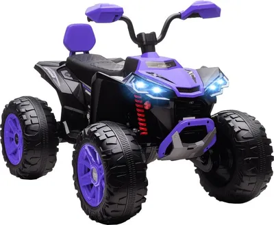 Produktbild von Fortuna Lai Kinder-Elektro-Quad, 24V Elektro-Fahrzeug mit 4 Rädern, Scheinwerfer, USB-Anschluss, MP3-Funktion, 6,5 km/h, 3-8 Jahre