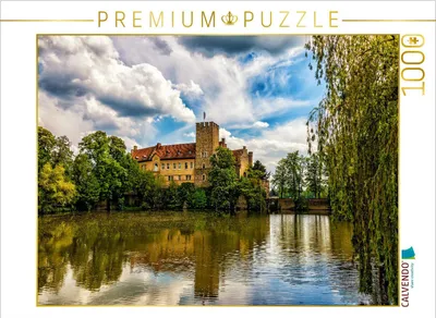 Produktbild von CALVENDO Puzzle Schlosspark Flechtingen | 1000 Teile Lege-Größe 64x48cm Foto-Puzzle für glückliche Stunden
