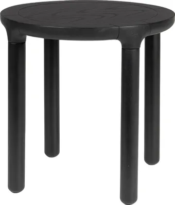 Produktbild von Zuiver Storm Beistelltisch Rund 45 cm Holz Schwarz