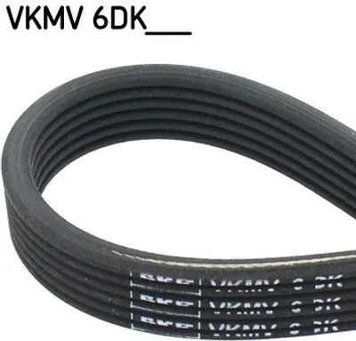 Produktbild von SKF Keilrippenriemen 1195mm für VW Golf IV Schrägheck (1J1) VKMV 6DK1195