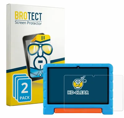 Produktbild von 2x Für ZIOVO Z138 10" Schutzfolie BROTECT Displayschutz Display Schutz Folie Klar Transparent