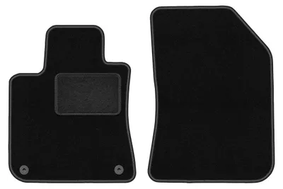 Immagine prodotto di Tappetini anteriori in moquette per Peugeot 308 II 2013- (hatchback) – 2 pezzi, neri, su misura – Wielganizator LUX