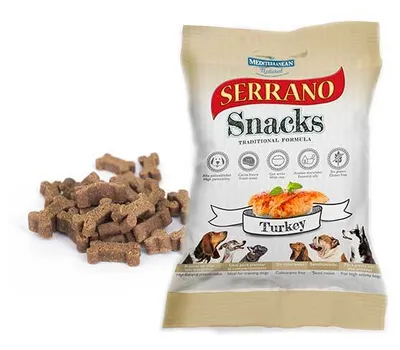 Obrázek produktu pro Serrano Snack for Dog-Turkey 100g
