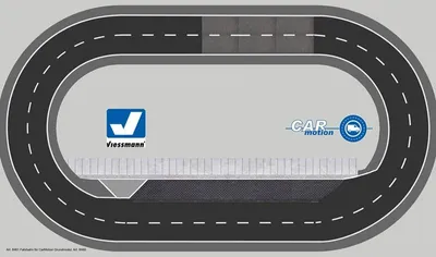 Produktbild von Viessmann 8461 - Fahrbahn für CarMotion Grundmodul, Art. 8460 - Neu