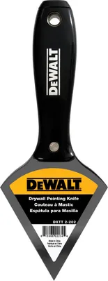 Produktbild von DEWALT Spezial Edelstahl Spitzfugenmesser Ecken-Spachtel mit Nylon-Griff 2-202