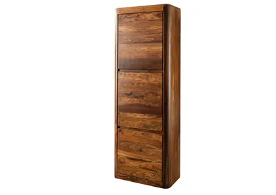 Immagine prodotto di MASSIVMOEBEL24 | TORONTO #236 Armadio in legno di sheesham - cerato / noce 70x200x37