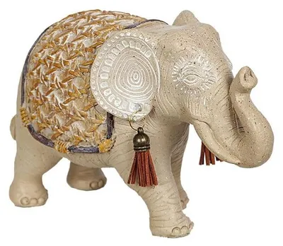 Productafbeelding van Decoratieve Olifantenfiguur van Polyresin