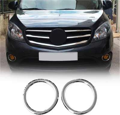 Obrázek produktu pro Rámeček mlhového světla pro Mercedes Citan 2012-2021 nerezová ocel 2x