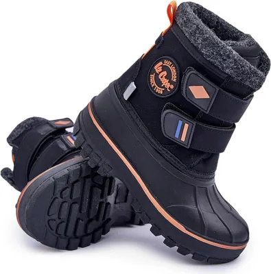 Image de Bottes de neige pour enfants avec fermeture velcro Lee Cooper LCJ-24-44-2865K Noir 28