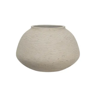 Produktbild von Töpfertöpfe Blumentopf Vase Grau-Grau gewaschen D 24cm H 16cm