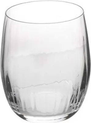 Produktbild von Mikasa Treviso Glas de Glas de Weinglas, 350ml, Set de 4 feine klare bleifreie Becher mit Welleneffekt für Feiern