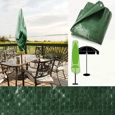 Produktbild von Schutzhülle Sonnenschirm XL | 64 x 250 cm | grün