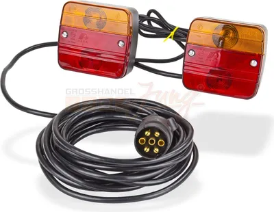 Immagine prodotto di Set di illuminazione magnetica fanale posteriore per rimorchio e trattore 12V