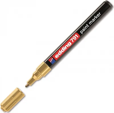 Produktbild von Edding – Paintmarker 791 auf Alkoholbasis, 1–2 mm, gold | 10 Stück