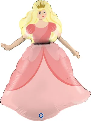Produktbild von 28" Folienballon Shape Prinzessin | 71 cm