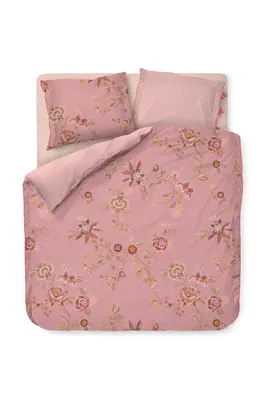 Produktbild von Pip Studio Cece Fiore Bettwäsche-Garnitur Farbe Pink Größe 200x200+2x80x80