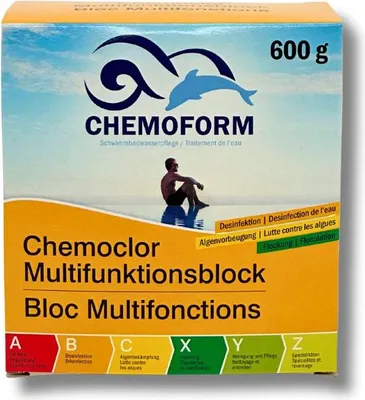 Produktbild von Chemoform Chemoclor Chlor Multifunktionsblock 600g