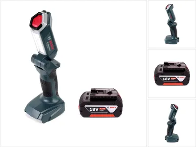 Zdjęcie produktu dla Lampa akumulatorowa Bosch Professional GLI 18V-300 + 1x akumulator GBA 18 V 4,0 Ah - bez ładowarki