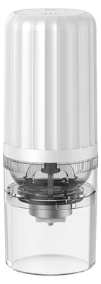 Produktbild von Zimilo Elektrische Kaffeemühle USB, Keramikmahlwerk, einstellbarer Mahlgrad, automatische Abschaltung, tragbar, Kupfermotor, Weiß