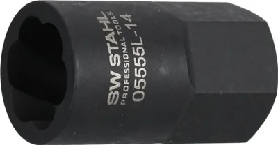 Produktbild von SW-Stahl Spiralnuten-Einsatz 3/8 Zoll, 14 mm Außen 6-Kant, 05555L-14