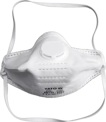 Produktbild von Yato YT-7488, Flachfalz, FFP1, Weiß, Einfarbig, Polypropylen (PP), EN 149:2001 + A1:2009