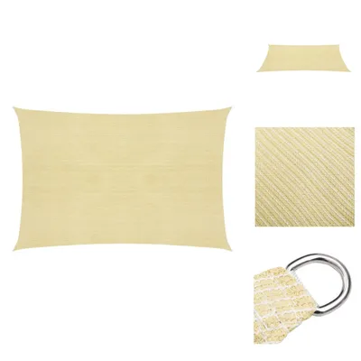Obrázok produktu pre vidaXL Markíza 160 g/m² Béžová 5x6 m HDPE - Slnečníky a tienidlá