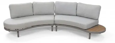Produktbild von Lounge-Sofa Bari | 2-teilig | Beige & Camel
