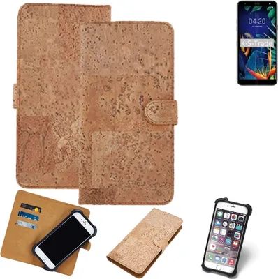 Produktbild von K-S-Trade Hülle kompatibel mit LG Electronics X4 (2019)  Kork Handyhülle Cover  Schutzhülle TPU Case Bumper in Hellbraun, (1x)