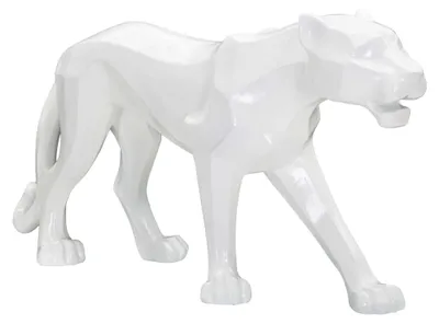 Immagine prodotto di Nerioo - Statua, Bianco, Statua di Pantera