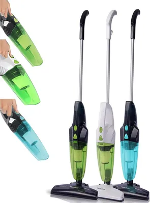 Obrázok produktu pre TurboTronic TT-VS9, Tyčový vysávač 2 v 1, Bezvreckové, Modrá, Zelená, CE, LFGB, ERP, REACH, Suchý, Cyklónový