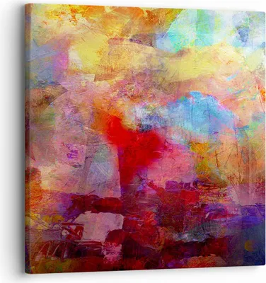 Produktbild von Bild auf Leinwand - Leinwandbild - Abstraktion modern - 30x30cm - Wand Bild - Wanddeko - Wandbilder - Leinwanddruck - Bilder - Kunstdruck - Wanddekoration - Leinwand bilder - Wandkunst - AC30x30-3574