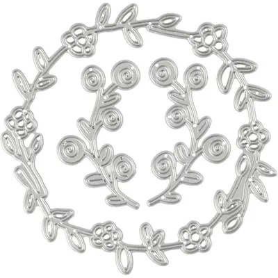 Zdjęcie produktu dla Creativ Company 118002, Szablon do cięcia, Srebrny, 1 szt., 11761, 11792, 11799, 102 mm, 100 mm