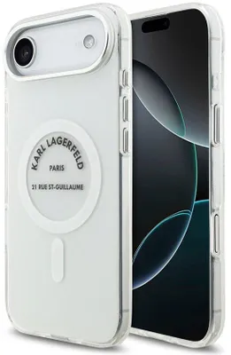 Image de Coque arrière Karl Lagerfeld - iPhone 17 Air - Transparente - MagSafe -