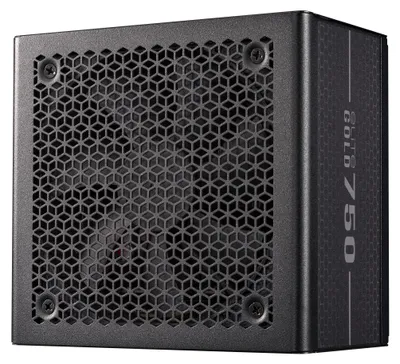 Produktbild von Cooler Master Elite Gold 750, 750 W, 100 - 240 V, 50/60 Hz, 5 - 10 A, Aktiv, 11 ms