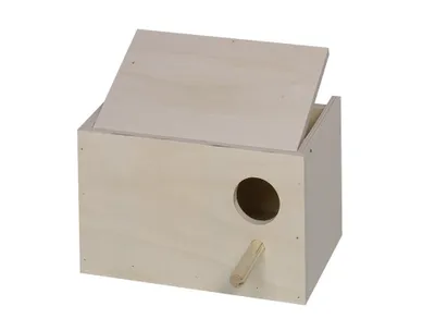 Produktbild von Nobby Wellensittich Nistkasten 22 x 16 x 14 cm, Loch rechts