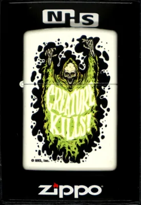 Produktbild von Zippo Feuerzeug Santa Cruz Design Glow in the Dark green