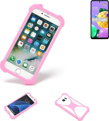 Produktbild von K-S-Trade Handy Hülle kompatibel mit LG Electronics K52 Schutz Hülle Bumper Silikon Schutz Hülle Cover Case Silikoncase Silikonbumper TPU Softcase