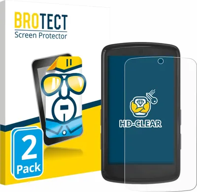 Produktbild von 2x Für Bryton Rider S810 Schutzfolie BROTECT Displayschutz Display Schutz Folie Klar Transparent