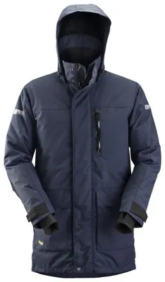 Produktbild von Snickers AllroundWork wasserdichter 37.5® isolierter Parka, EN 343 Navy-Schwarz-XS