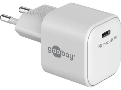 Produktbild von goobay 45 W USB-C PD GaN Schnellladegerät Nano, Ladegerät