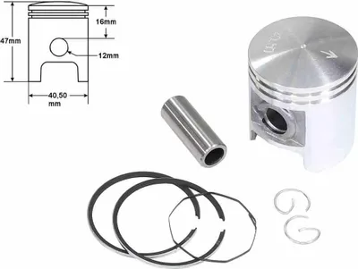 Image de Piston Peugeot Buxy 0,50 2 Chanfreins