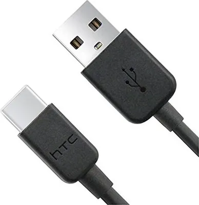 Produktbild von Original HTC DCM-700 in Schwarz für U11 Datenkabel Aufladekabel Travel Charger USB Typ-C + gratis Emiro Bildschirm Reinigungspad