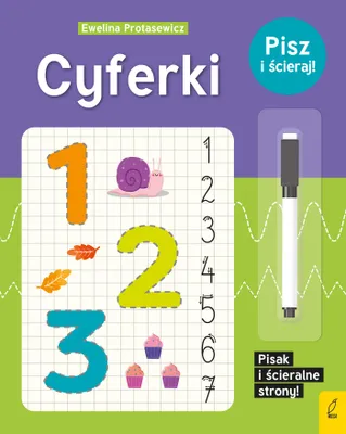 Zdjęcie produktu dla Cyferki. Pisz i ścieraj!