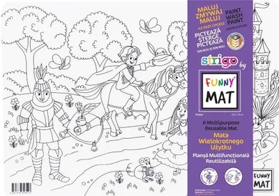 Immagine prodotto di Momenti magici - Tovaglietta colorata per principesse - Creatività senza limiti!