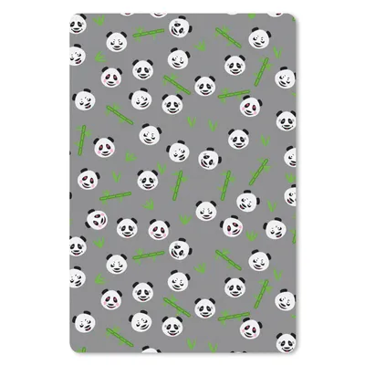 Produktbild von MuchoWow® Mauspad Mousepad Panda - Bambus - Entwurf 18x27 cm - Mousepads - Maus Mat - Pad - Mausunterlage